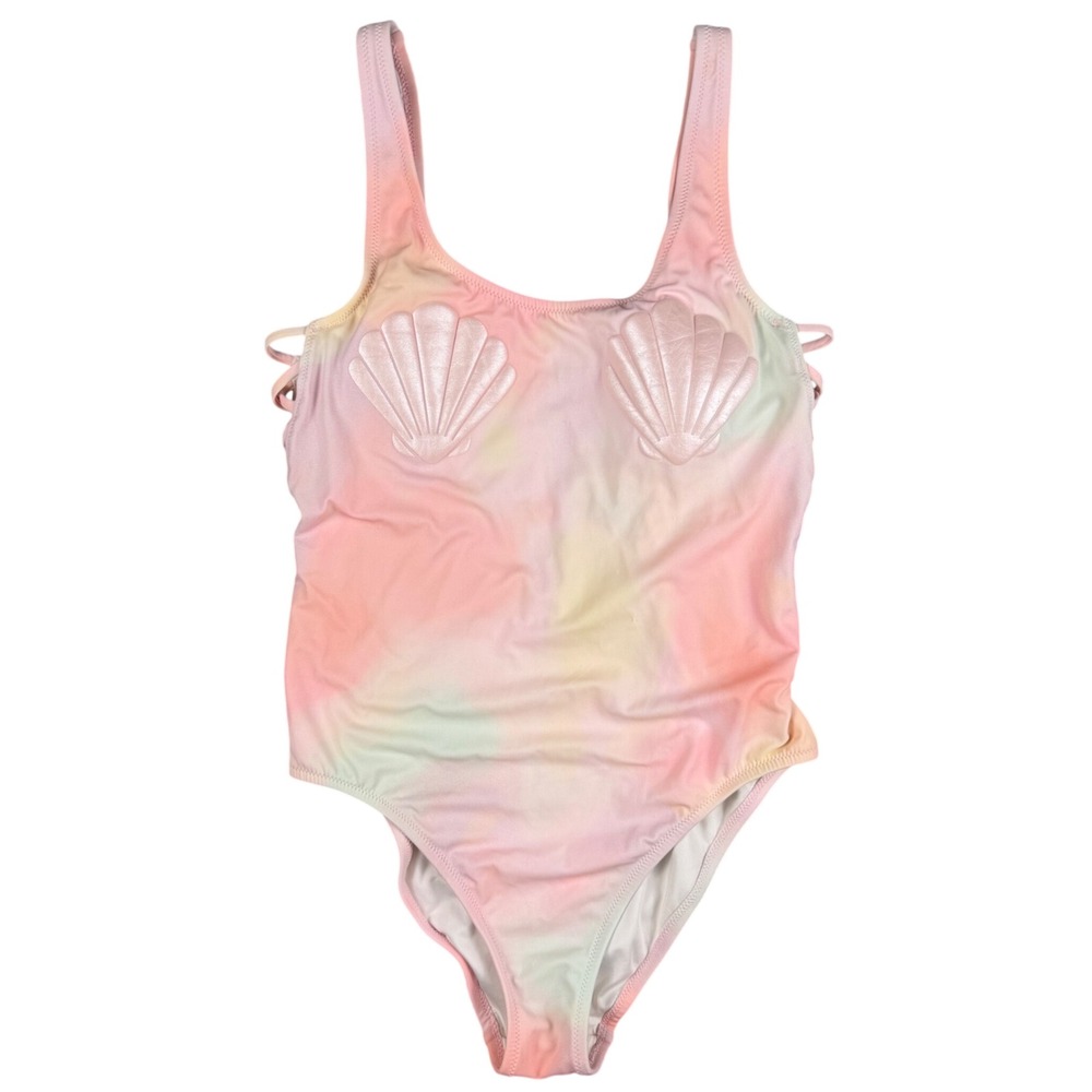 Victoria's Secret PINK Tie Dye Seashell Mermaid One Piece Swimsuit Medium